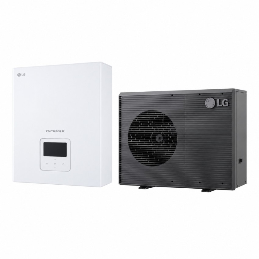 Термопомпа LG THERMA V Monobloc HM121HF.UB60 / PHCS0 12kW, отопление и охлаждане