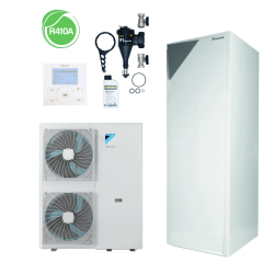 Термопомпа Daikin Altherma EHVX11S18CB3V / ERLQ011CV3, 11 kW, отопление, охлаждане и с вграден бойлер